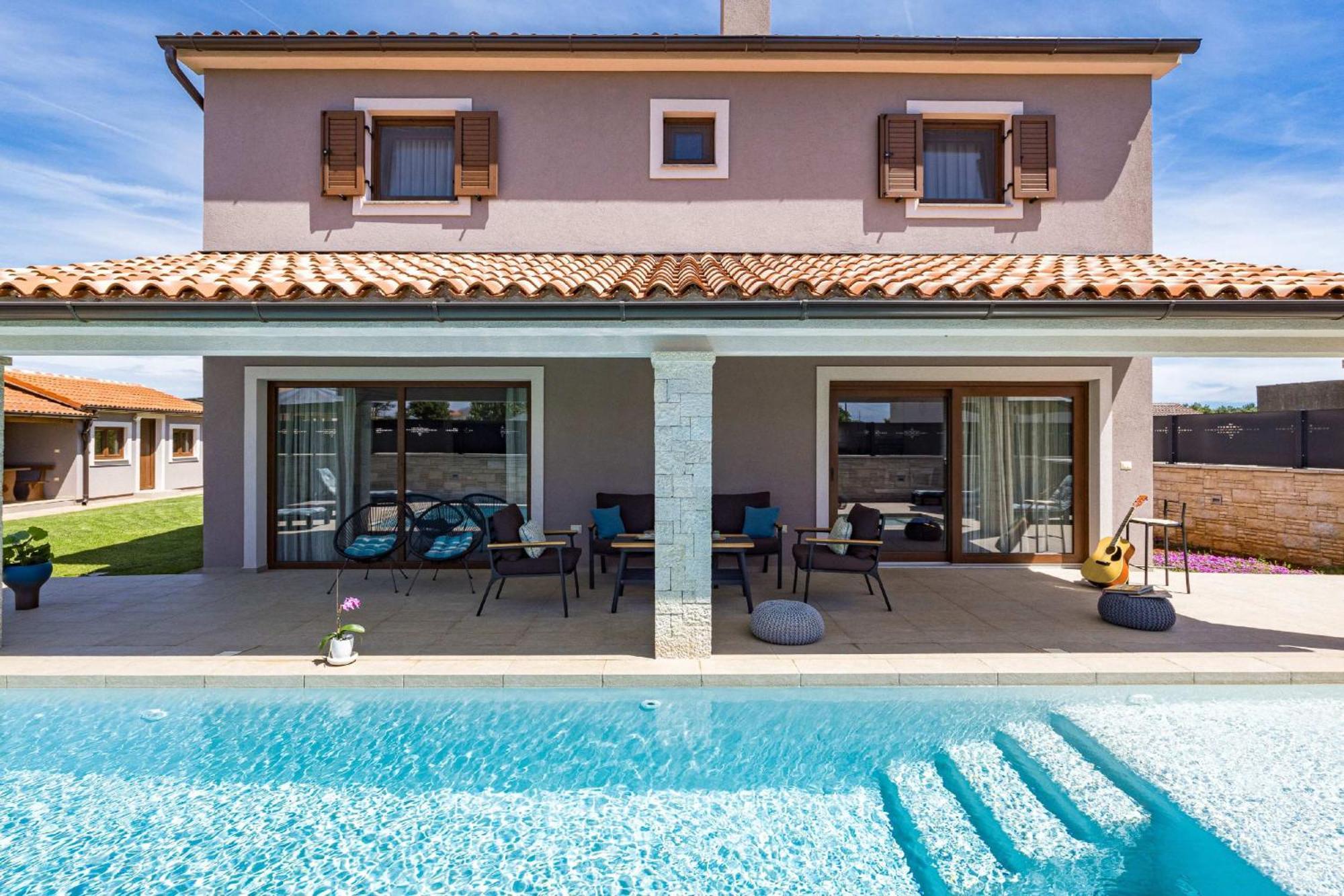 Villa Roma Near Pula For 6 People With Private Pool Jadreški Buitenkant foto